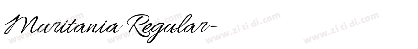 Muritania Regular字体转换 Muritania Regular字体转换